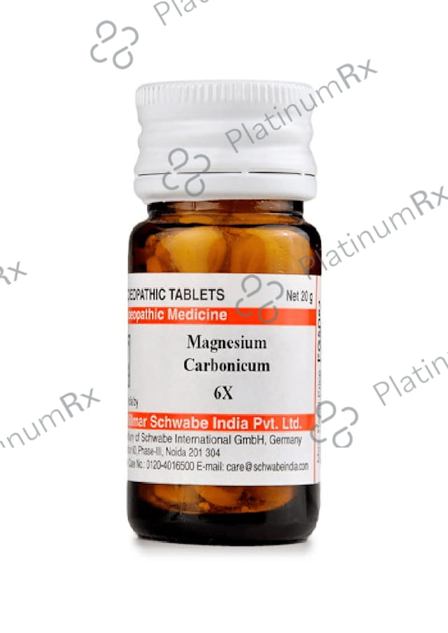 Dr Willmar Schwabe India Magnesium Carbonicum Trituration Tablet 6X