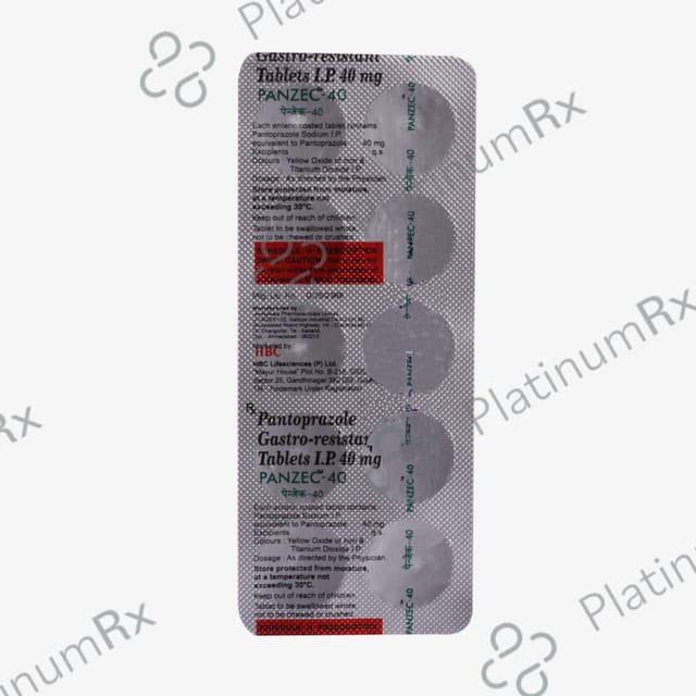 Panzec 40mg Tablet 10s