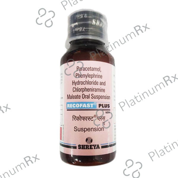 Recofast Plus 125mg/5mg/0.625mg Suspension 60ml