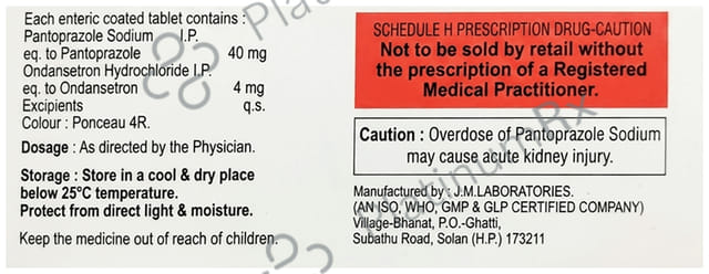 Panzetol 4/40mg Tablet 10s