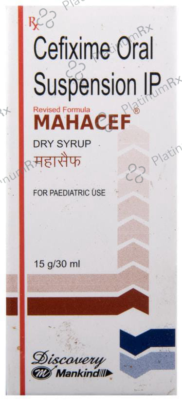 Mahacef 50mg Dry Syrup 30ml