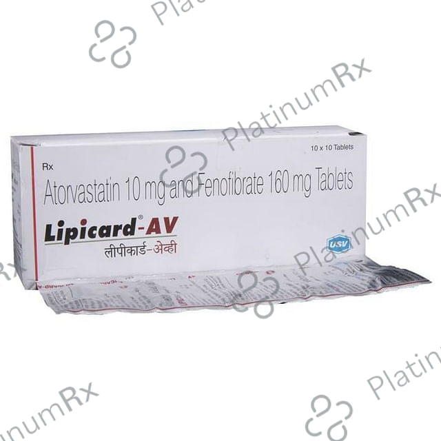 Lipicard AV 10/160mg Tablet 10s