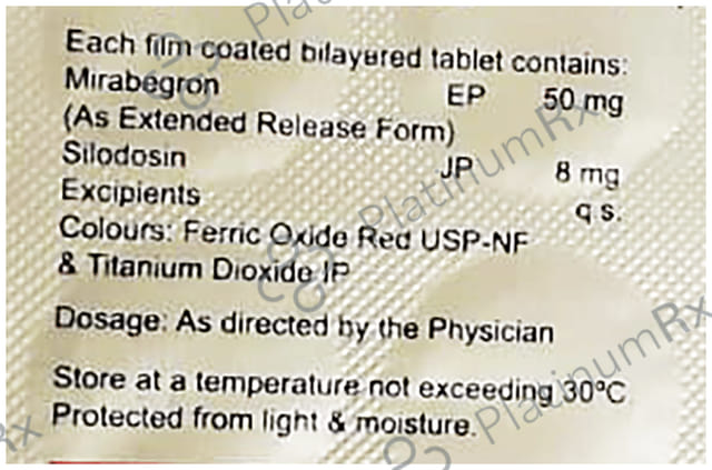 Rapilif M 50/8mg Tablet ER 10s