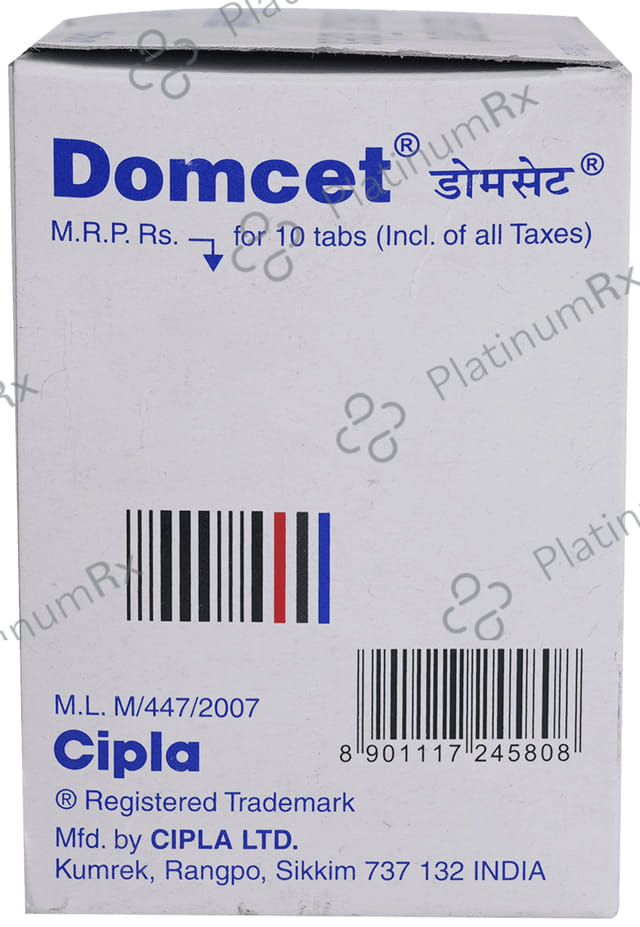 Domcet 10/325mg Tablet 10s
