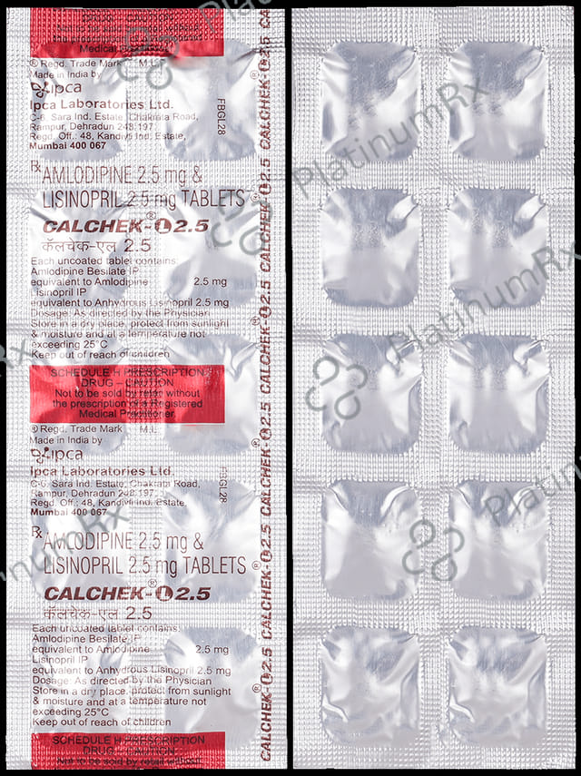 Calchek L 2.5/2.5mg Tablet 10s