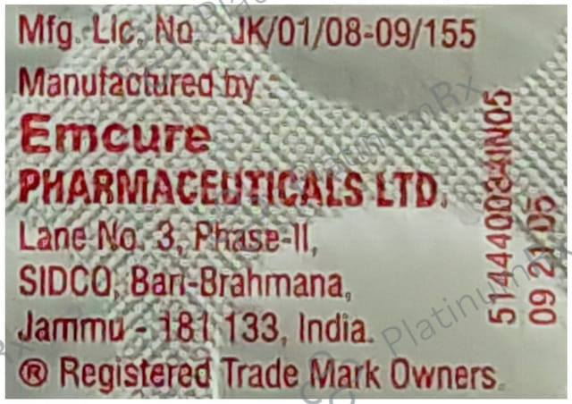 Metpure AM 5/25mg Tablet MR 10s