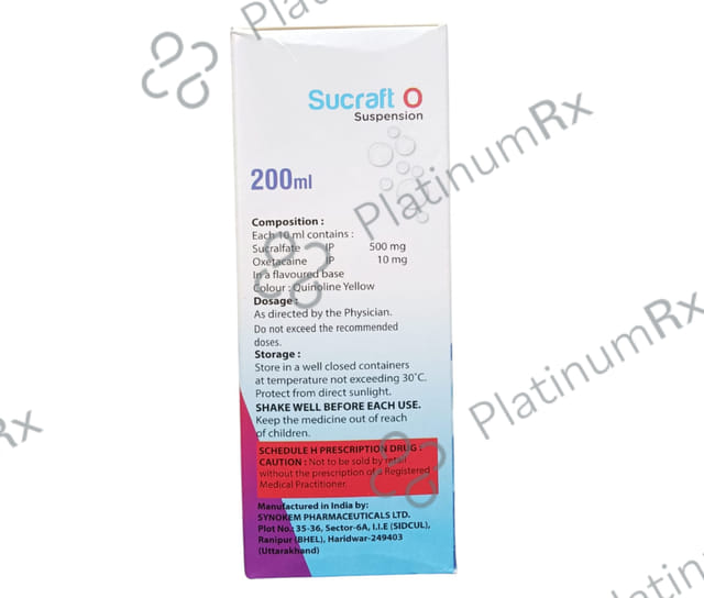 Sucraft O Syrup 200ml