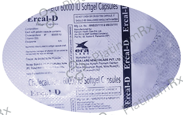 Ercal D Capsule 4s
