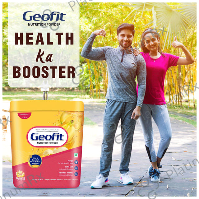 Geofit Nutrition Protein Powder with Vitamins & Minerals Banana