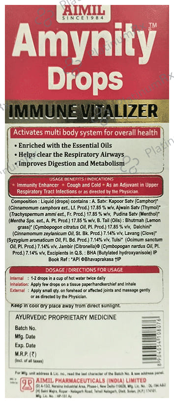 Aimil Amynity Immunity Booster Drop