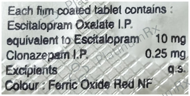 C Pram S Plus 0.25/10mg Tablet 10s