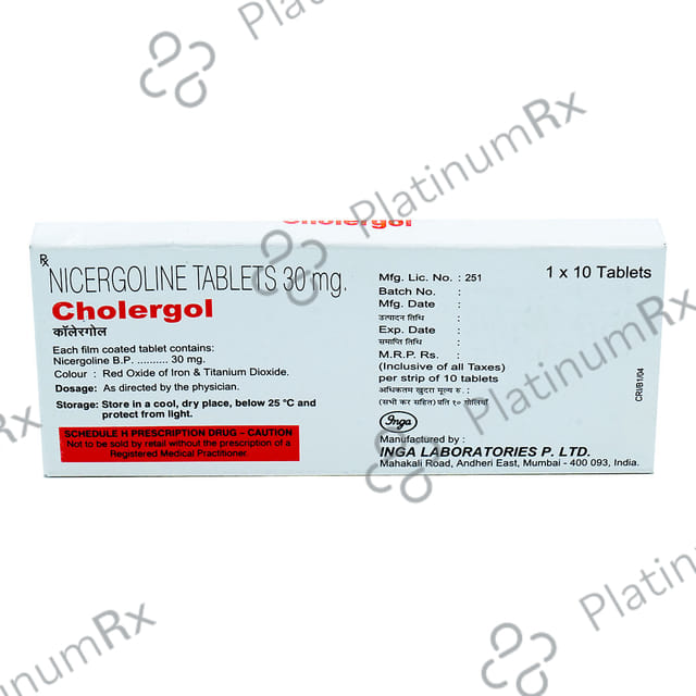 Cholergol 30mg Tablet 10s