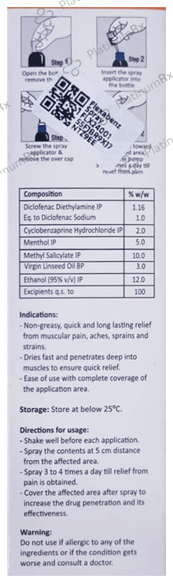 Flexabenz Spray 55gm