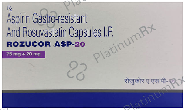 Rozucor ASP 20/75mg Capsule 10s