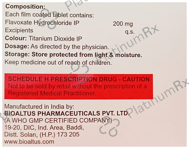 Flavflow 200mg Tablet 15s