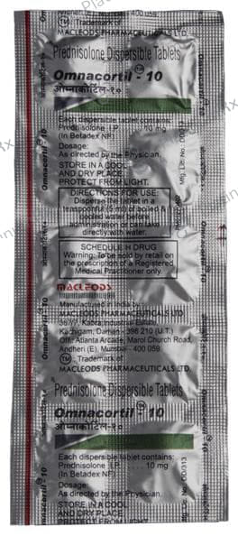 Omnacortil 10mg Tablet DT 10s