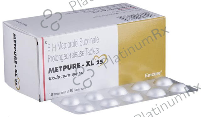 Metpure XL 25mg Tablet PR 10s