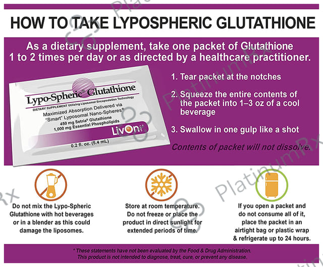 Livon Lypo Spheric Glutathione Sachet 30s