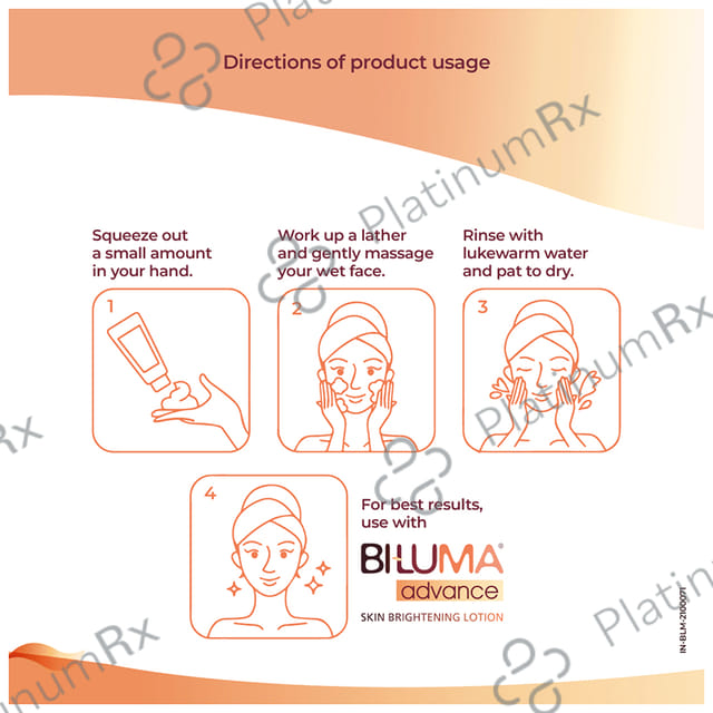 Biluma Advance Skin Brightening Face Wash 100ml