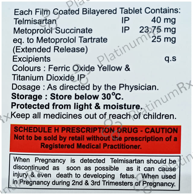 Telangle Beta 25/40mg Tablet ER 10s