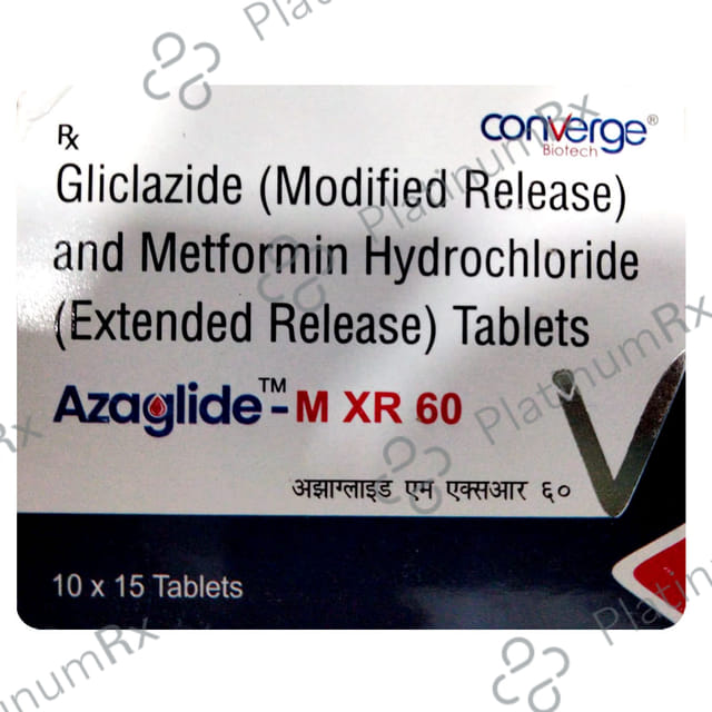 Azaglide M XR 60mg/500mg Tablet