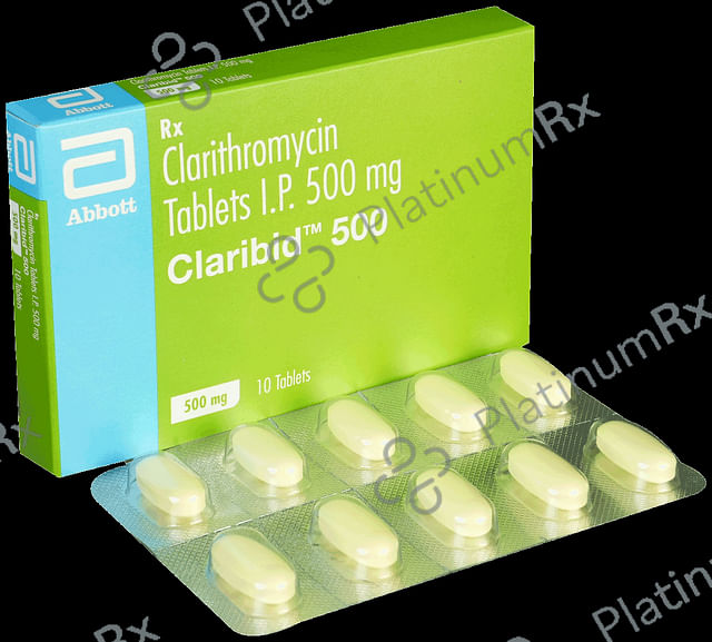 Claribid 500mg Tablet 10s