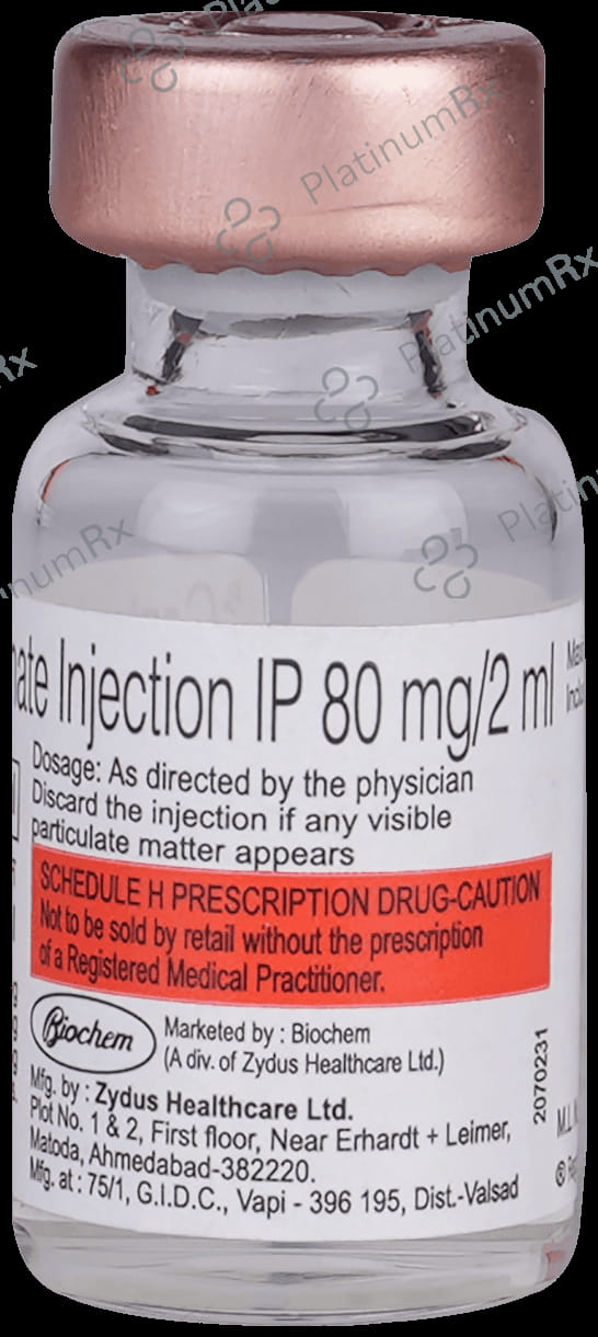 Biogaracin 80mg Injection 2ml