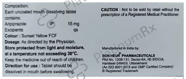 Arpisam 15mg Tablet 10s