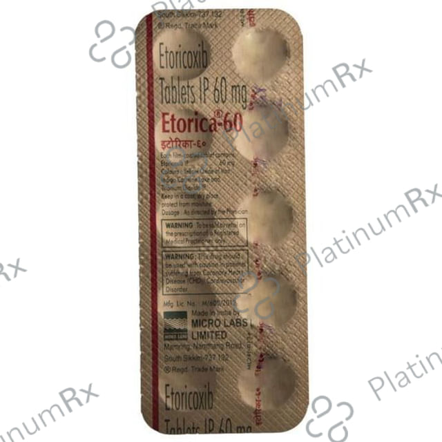 Etorica 60mg Tablet 10s