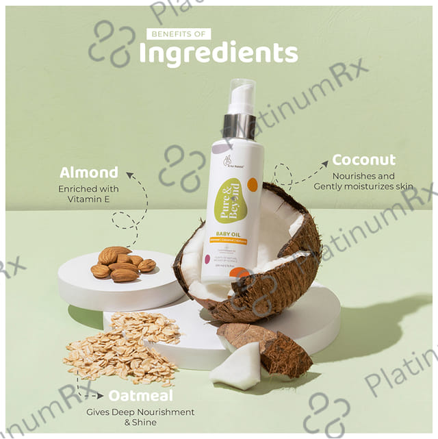 R for Rabbit Pure & Beyond Baby Oil Coconut Almond Oatmeal 200 ml