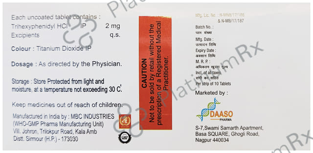 Hexyfen 2mg Tablet