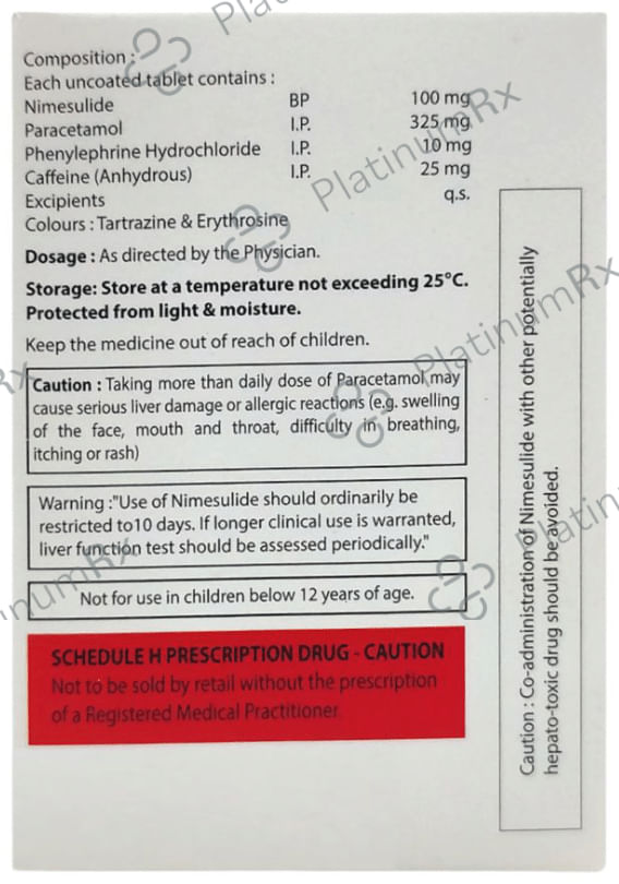 Nimvax Cold N Flu Tablet 10s