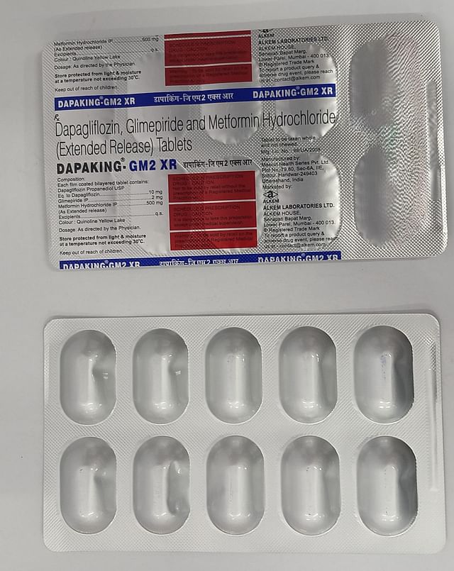 Dapaking GM 2/10/500MG XR Tablet 10s