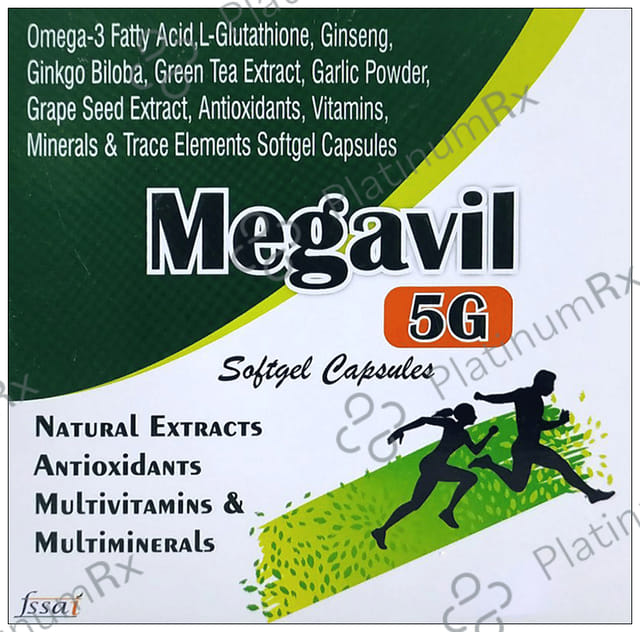 Megavil 5G Softgel Capsule 10s