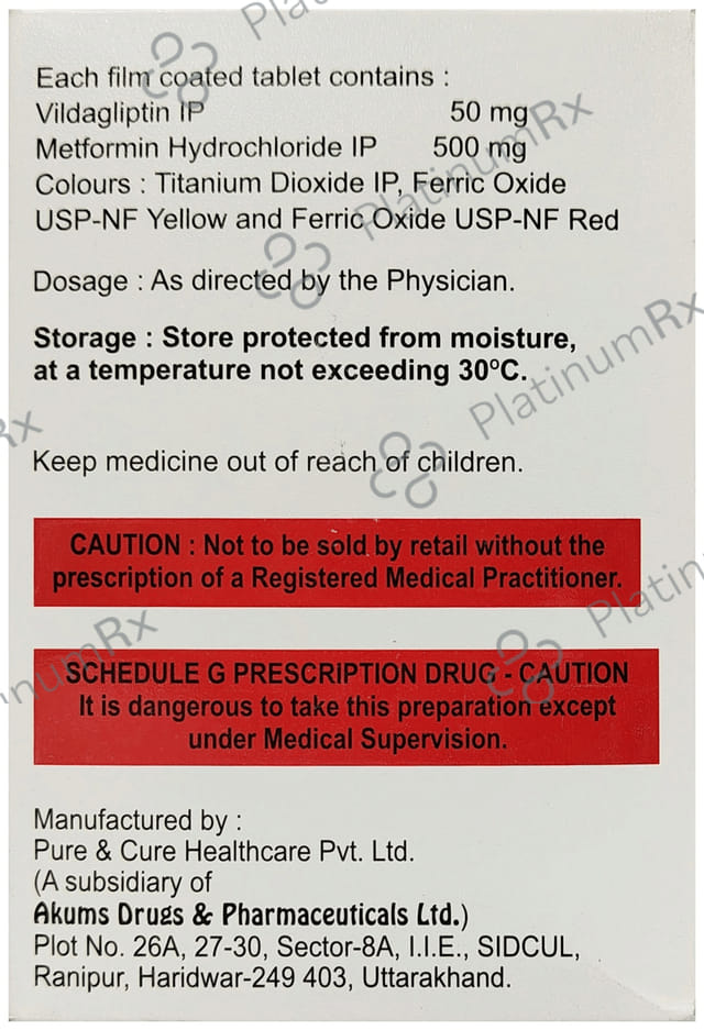 Vilmax M 500/50mg Tablet 15s