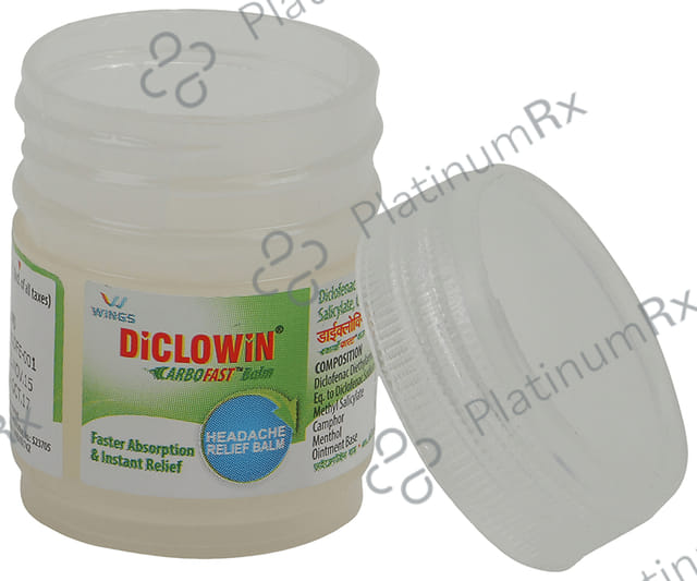 Diclowin Carbofast Headache Relief Balm 10gm
