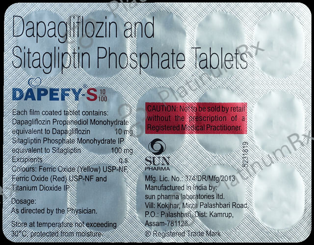 Dapefy S 10/100mg Tablet 15s