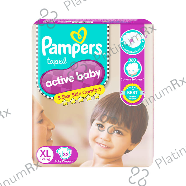 Pampers Active Baby with Comfortable Fit - Size Diaper XL