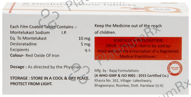 Montelor 5mg/10mg Tablet