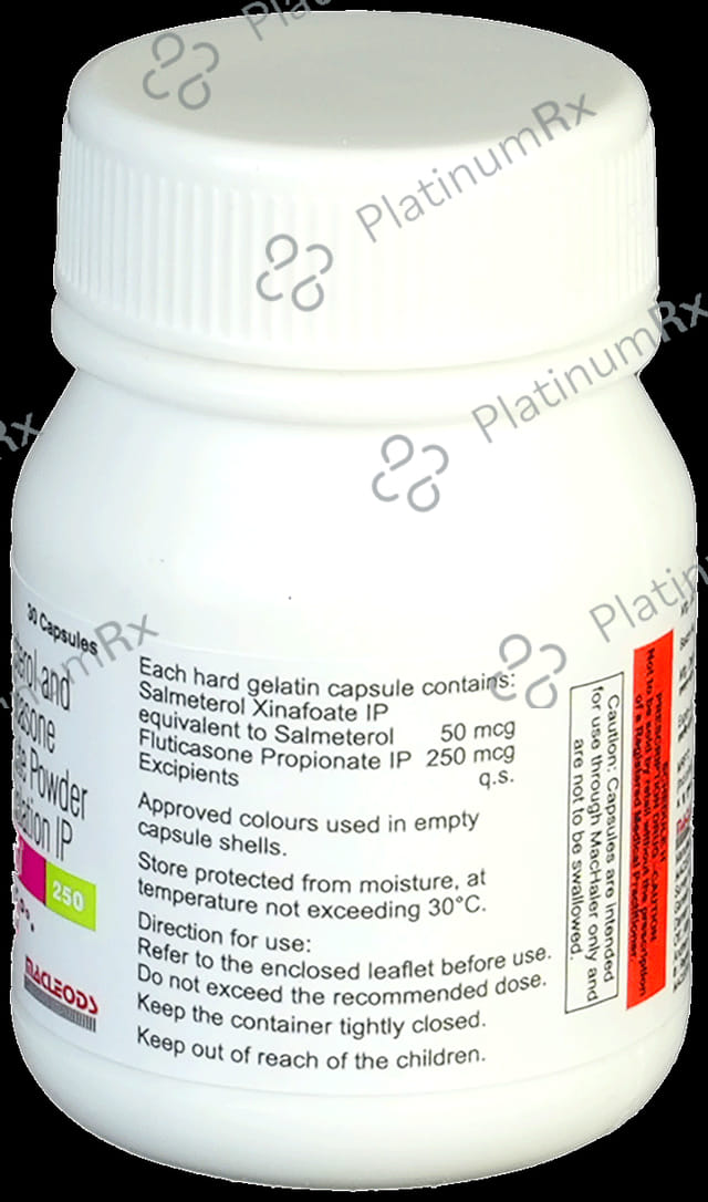 Flutrol 250/50mcg Capsule 30s
