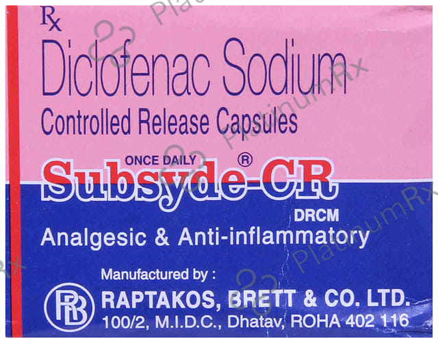 Subsyde CR 100mg Capsule 10s