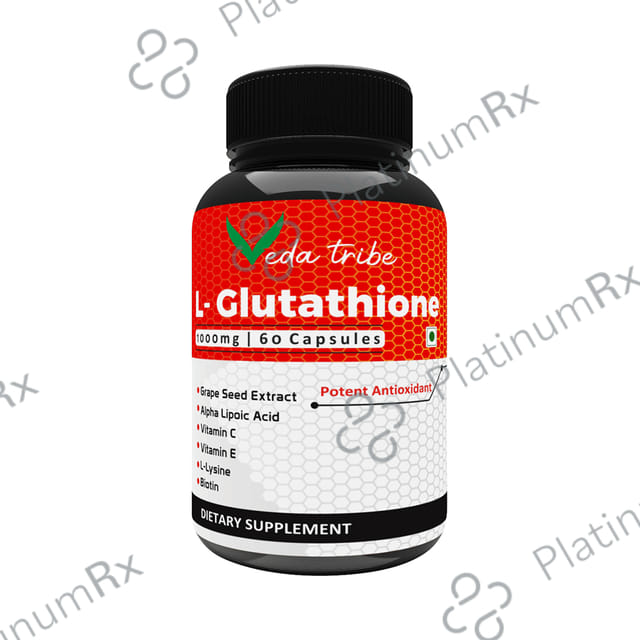 Veda Tribe L-Glutathione 1000mg Capsule