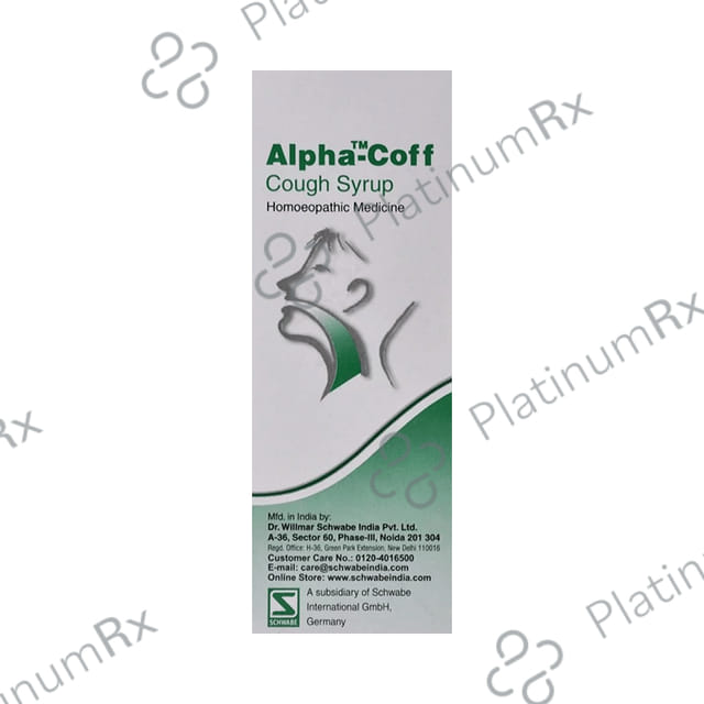 Dr Willmar Schwabe India Alpha-Coff Cough Syrup