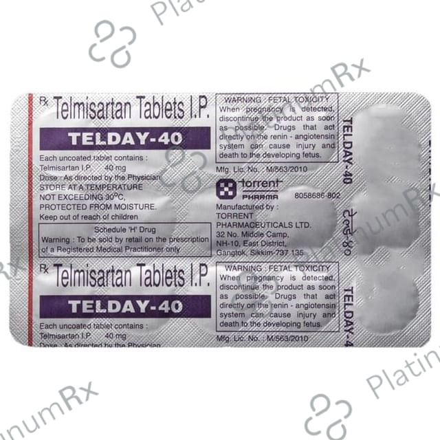 Telday 40mg Tablet 15s