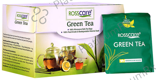 Rosscare Green Tea Bag (1.5gm Each) Lemon & Honey