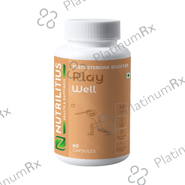 Nutrilitius Play Well Testosterone Booster Capsule