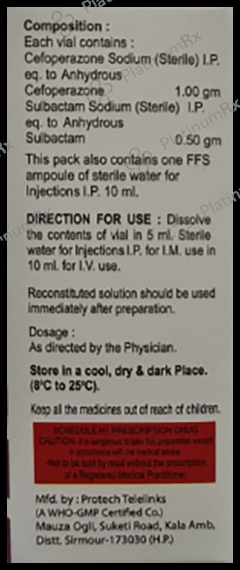 Cefrome 1.5 Injection