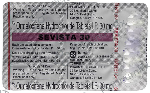 Sevista 30mg Tablet 15s