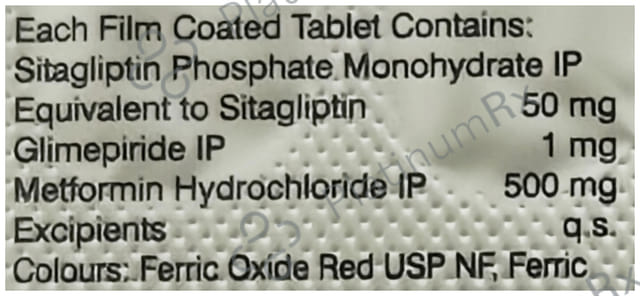 Sitaglyn GM 1/50/500mg Tablet 10s
