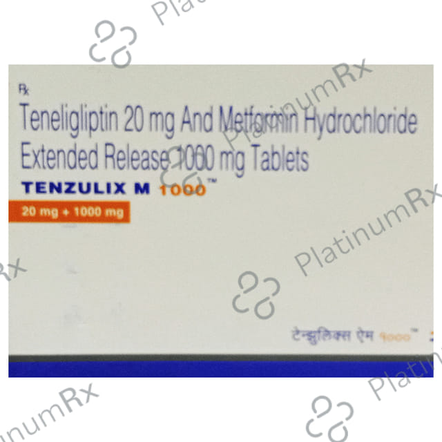 Tenzulix M 1000 Tablet ER 10 Tablet ER